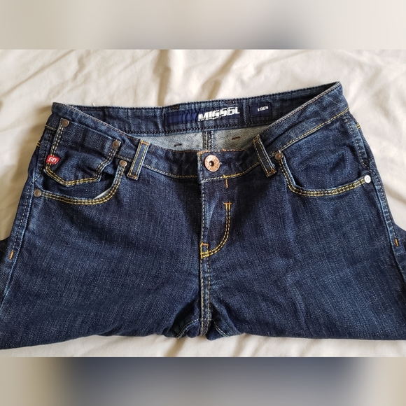 Miss Sixty dark denim wash low rise jeans size 29 - Picture 2 of 5